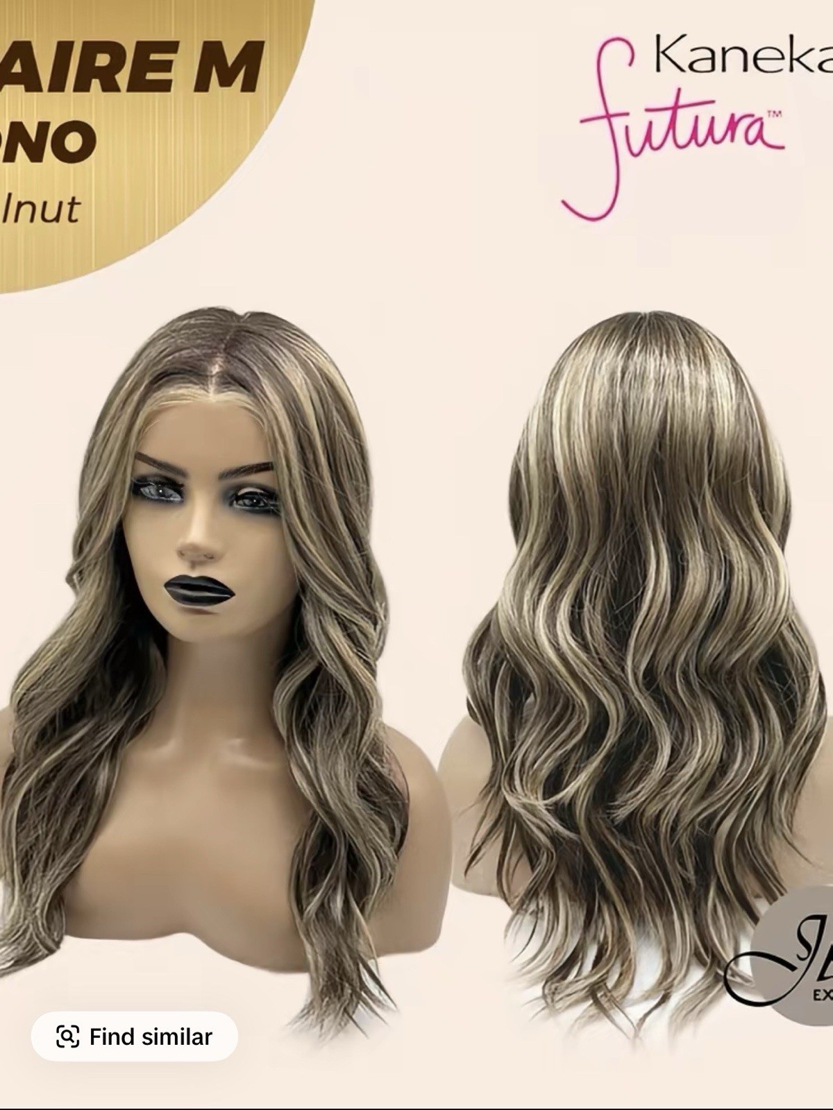 JBEXTENSIONS Claire Mono Part Wavy Hazelnut Shade