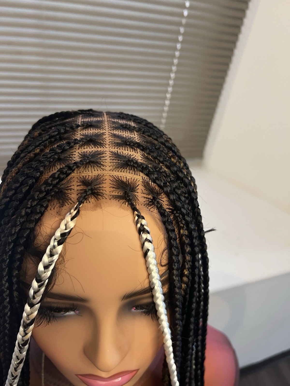Multi Color Medium Box Braids, Ready To Be Shipped Next Day. (Free Shipping)