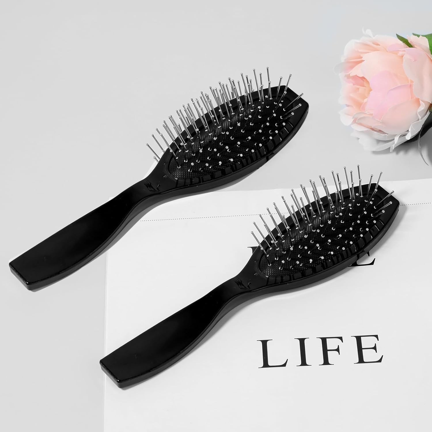 Portable Stainless Steel Brush with Wire Cushion – 2 Pack