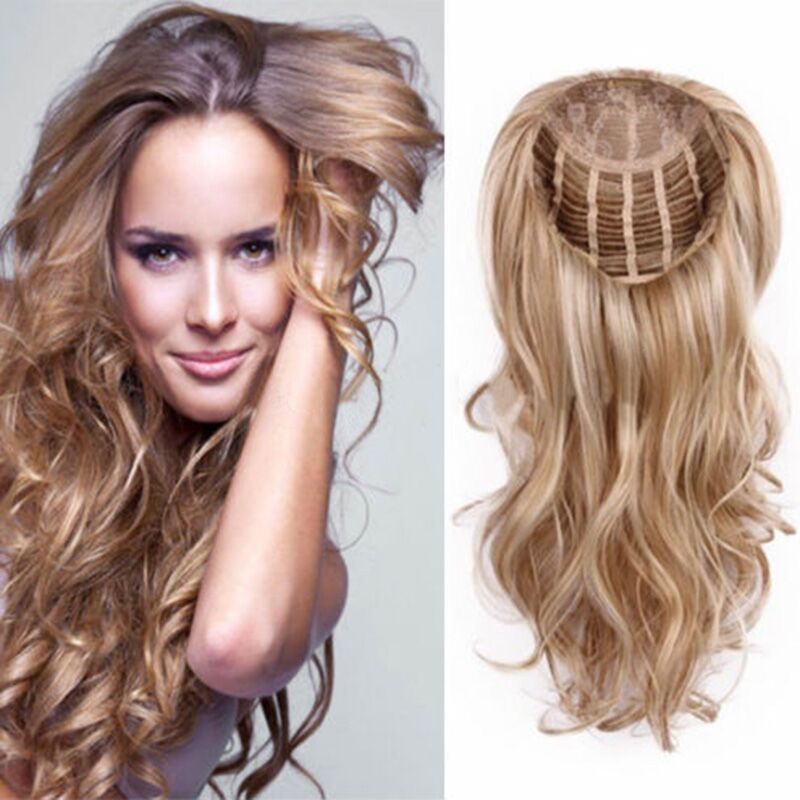 NEW 3/4 Machine Cap Half Wig Body Wave 100% Human Hair Remy Hair 3/4 Half Wig