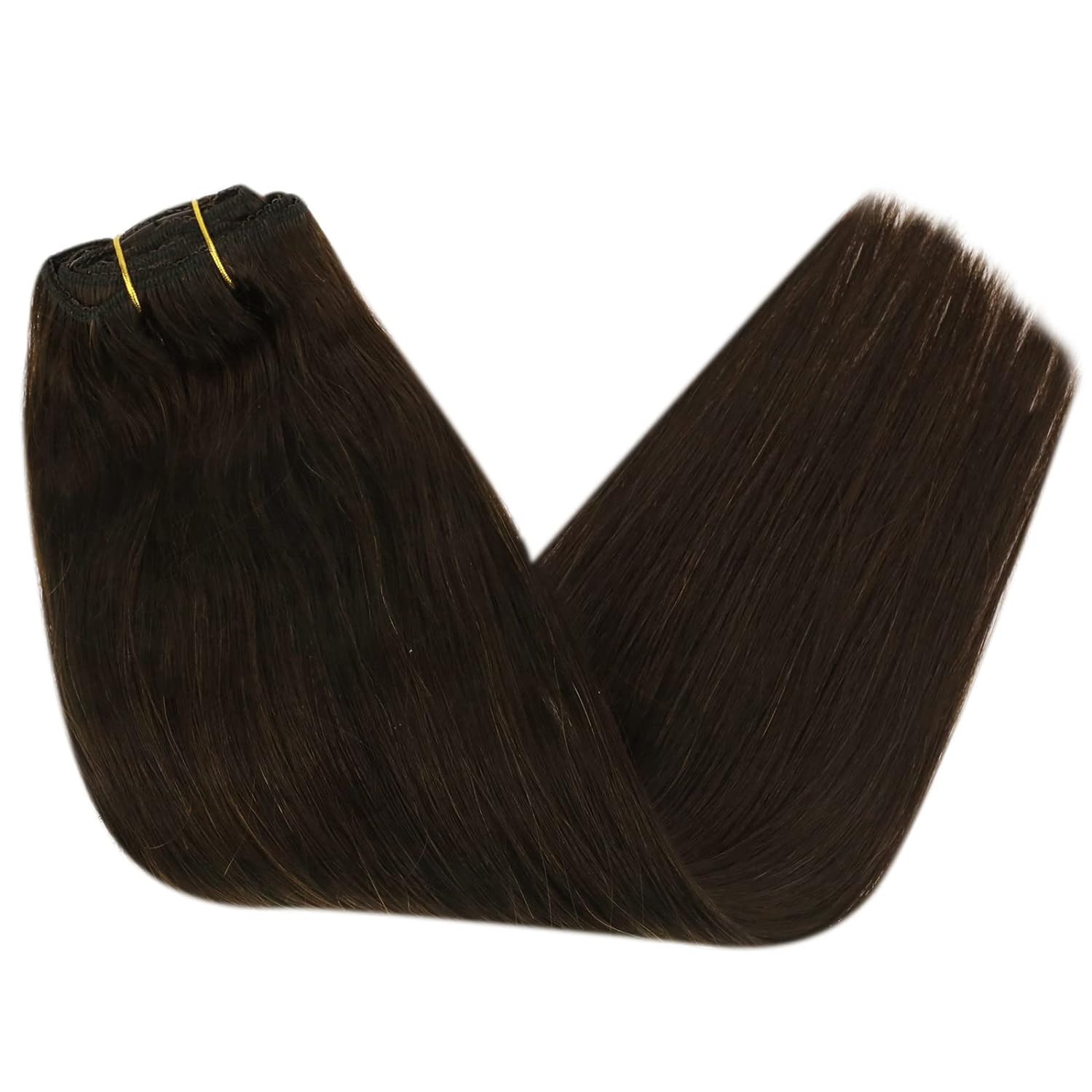 Clip in Hair Extensions Real Human Hair Clip-on Remy Hair Thick Balayage Colors