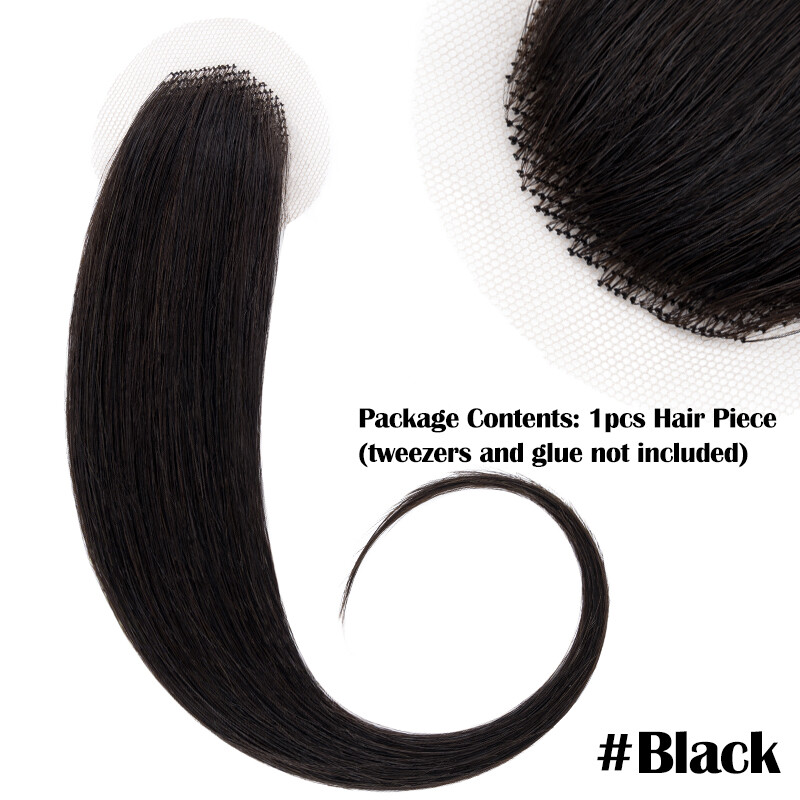 100% remy human hair bald spot hair loss patch toupee scar replacement Tape for