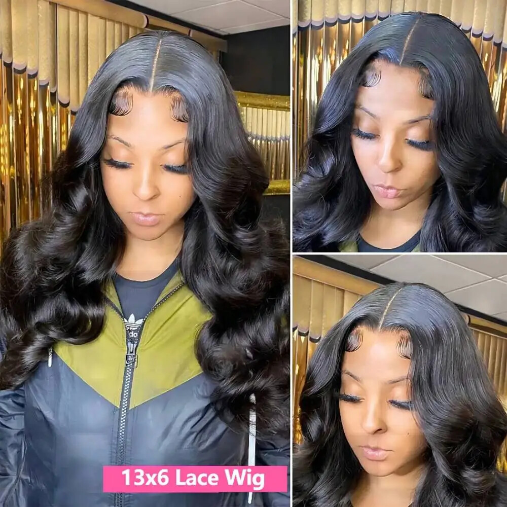 13×4 13×6 Lace Front 360 Lace Frontal Wig Human Wigs Women 5×5 Wig 200 Density