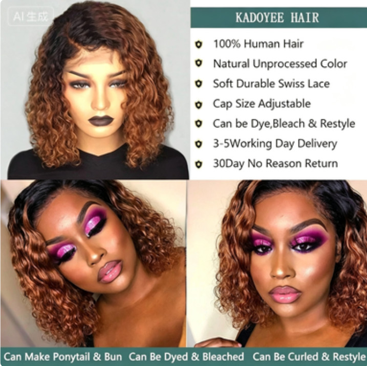 Bob Wigs Human Hair Front Lace Wig Headband Bob Hairstyle Frontal Closure Wig