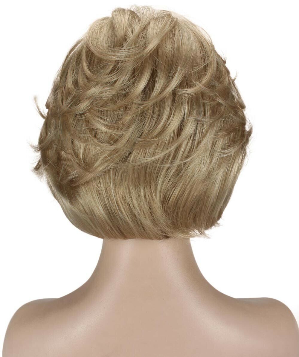 Lana – Straight Kanekalon Synthetic Fiber Full Wig, 3.25 – 6.5 in, Light Blonde