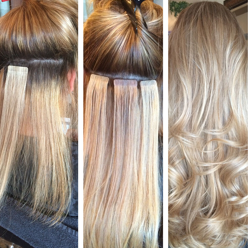 CLEARANCE Skin Weft Tape In 100% Real Remy Human Hair Extensions Full Head Thick