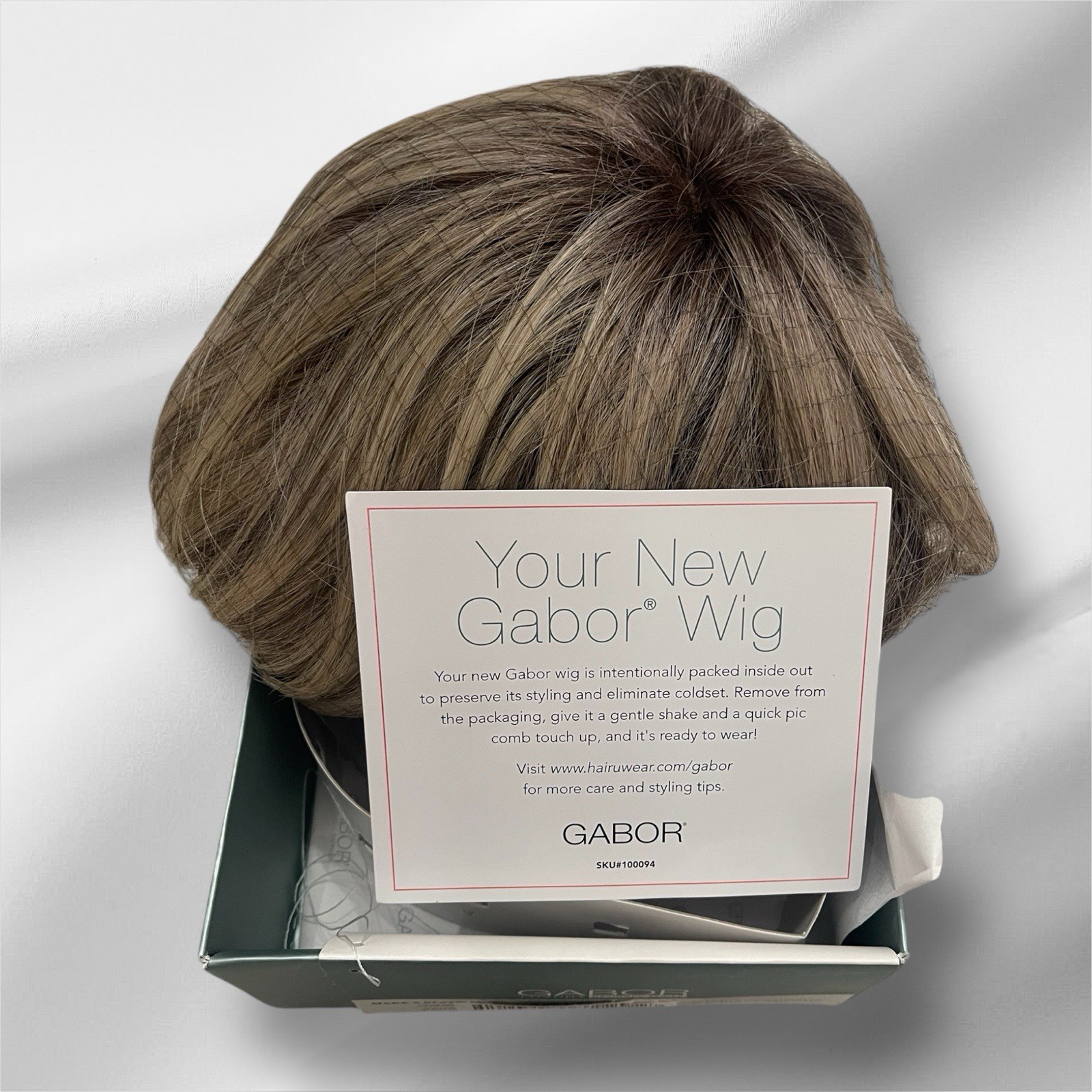 MAKE A STATEMENT by GABOR Layered, Heat Friendly, Lace Front, Mono Part Open Box