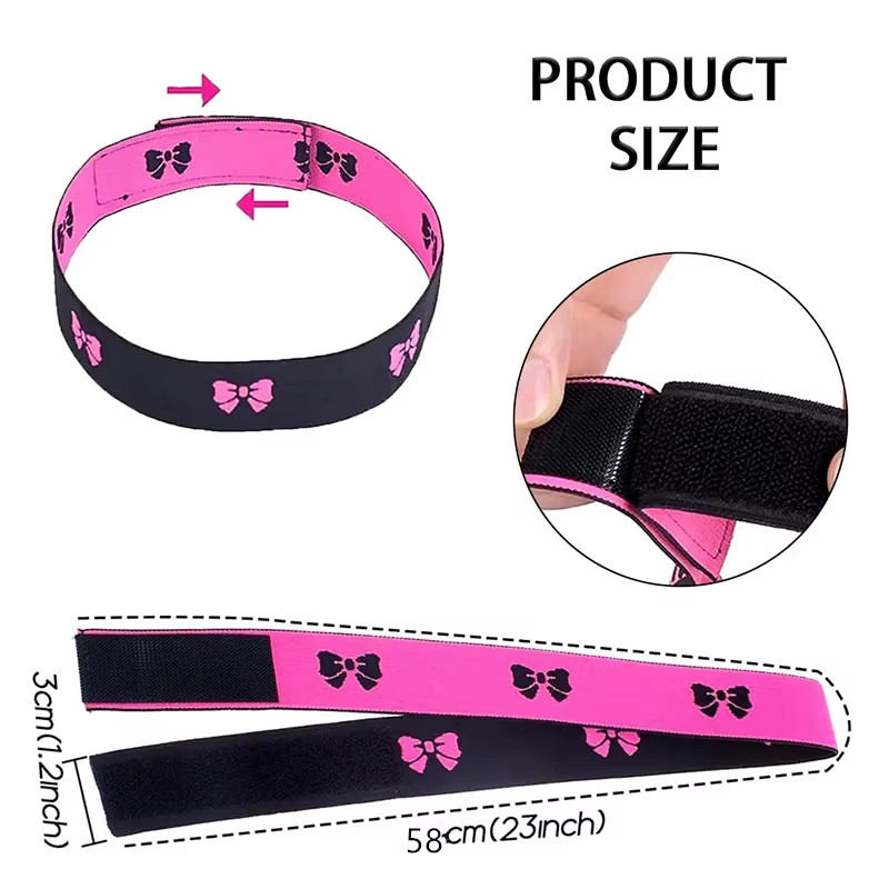 1/5/10Pcs Wig Melt Band Elastic Edge Wrap Adjustable Lace Melting Band