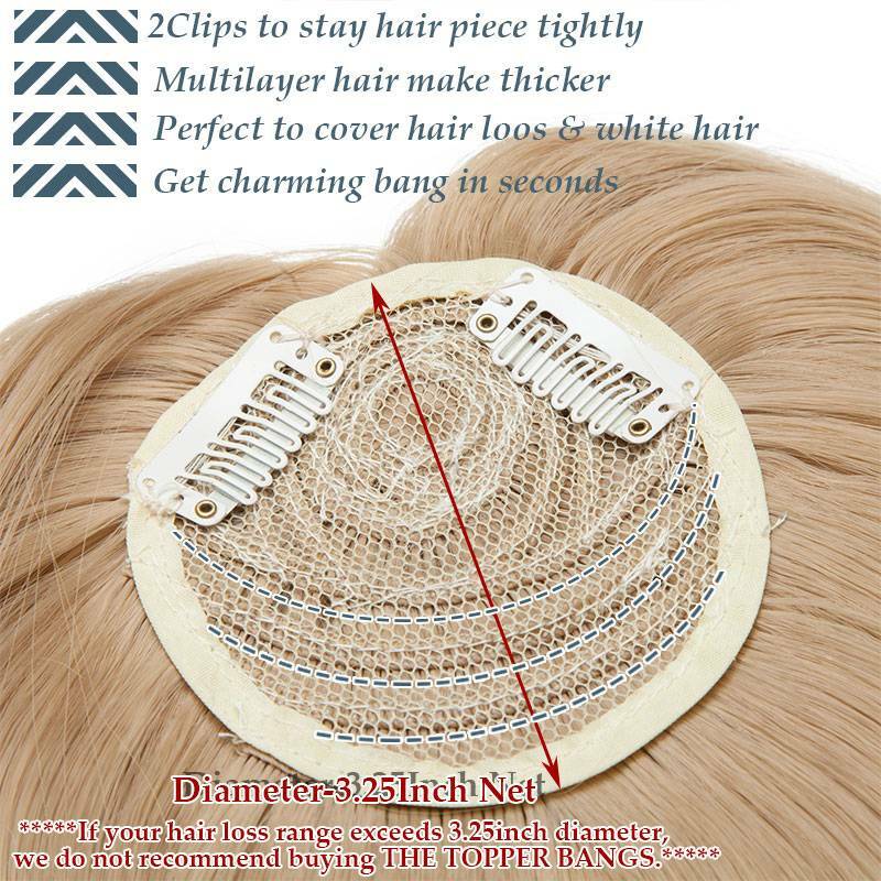 Real Short Full Head Band Topper Hair Piece As Human Hair Extension Straight MH6