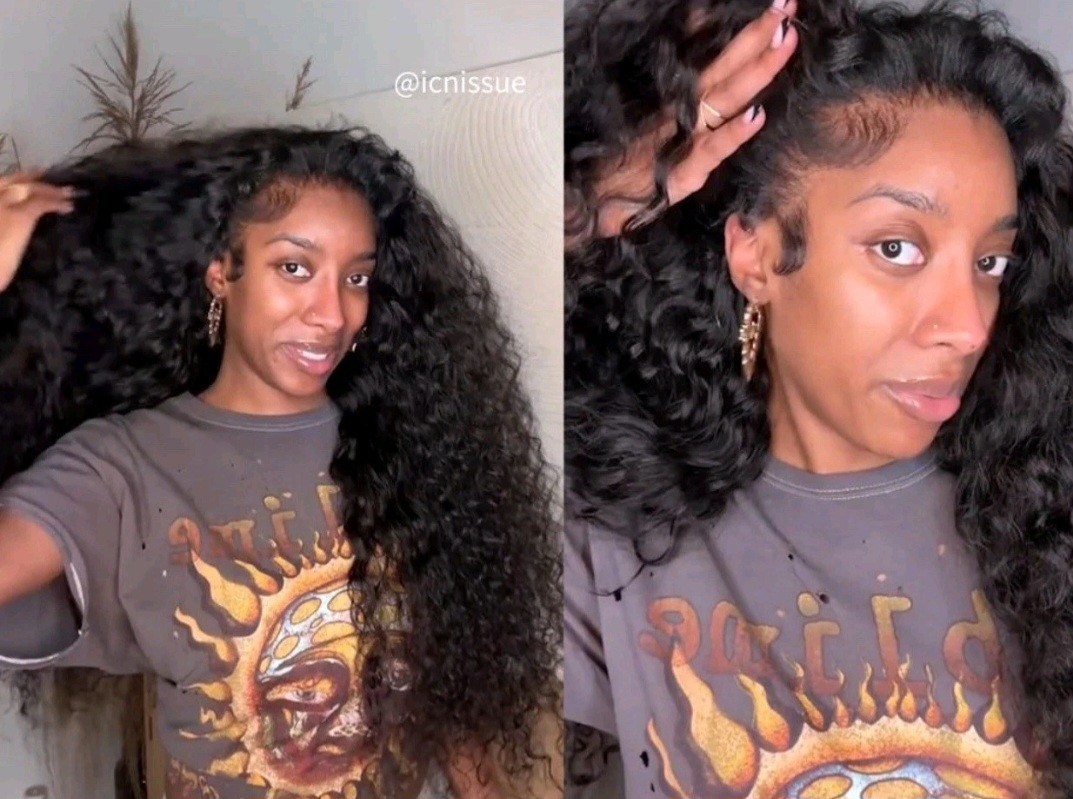 ASHINE 100% Brazilian Human Hair Extensions Black 0107-1B#-28”-WW Brand New