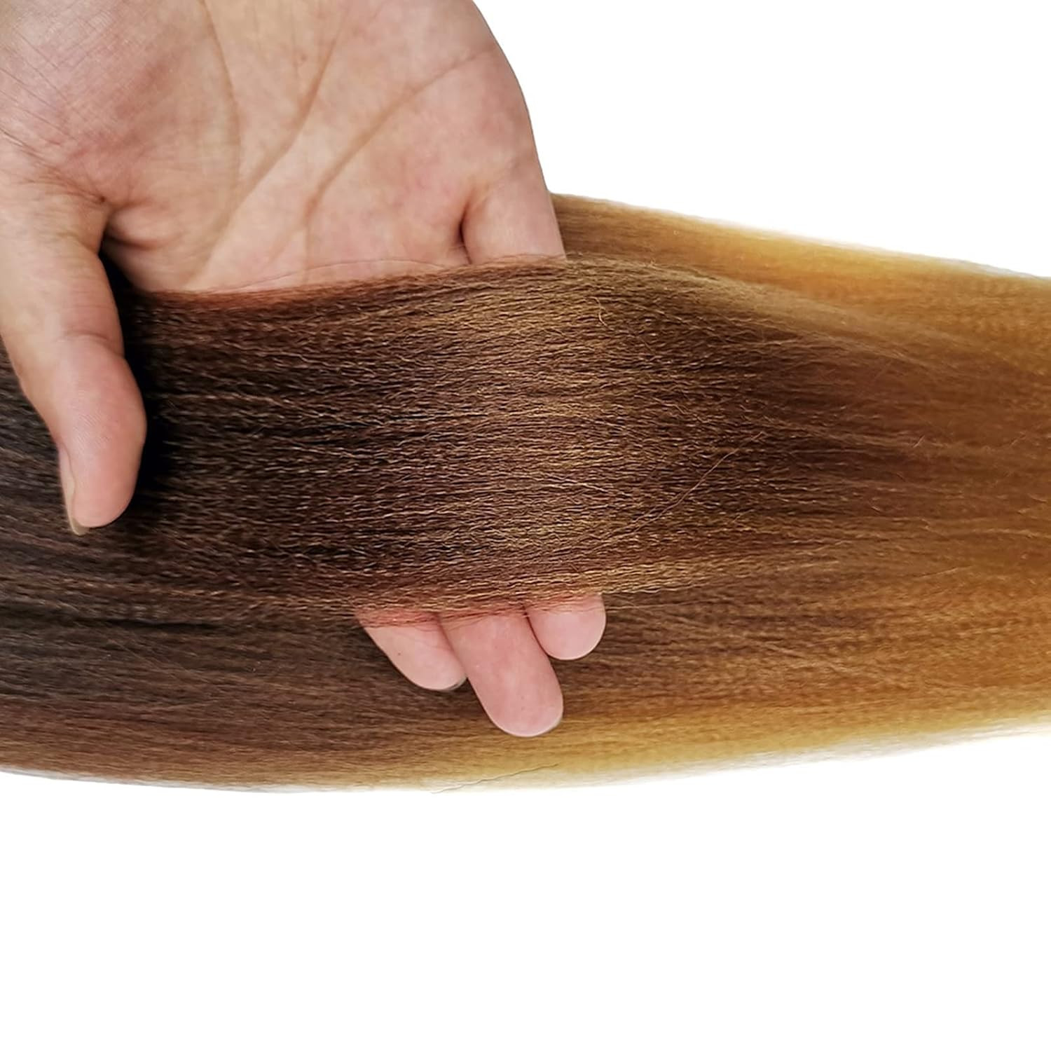 Pre Stretched Braiding Hair Ombre 30 Inch 8 Packs Synthetic Crochet Braids Hot W