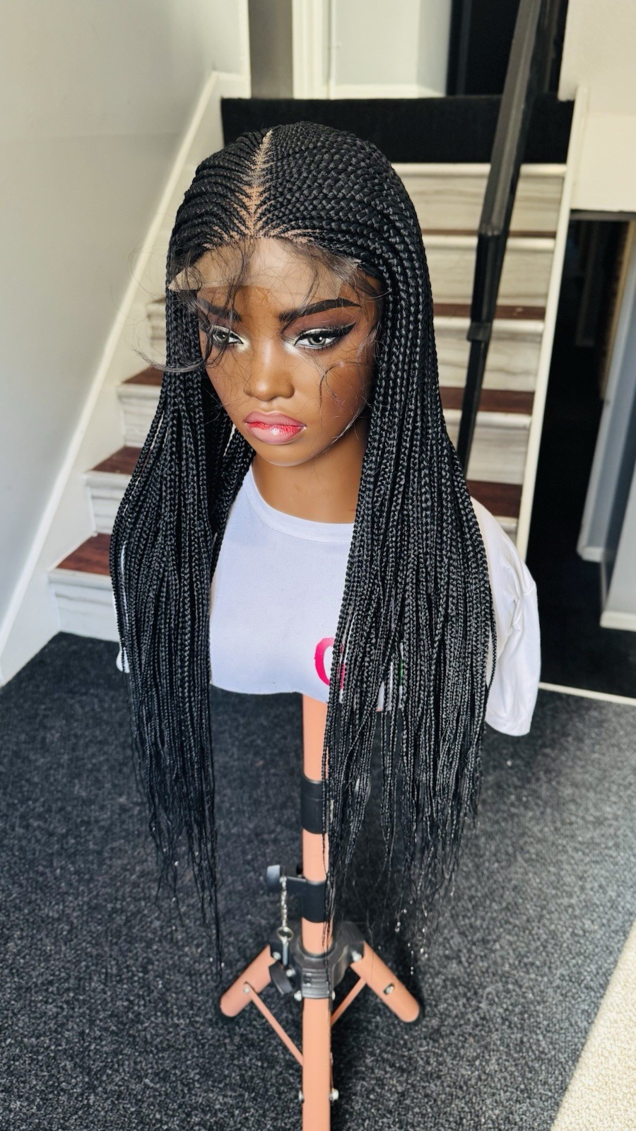 braided wig closure Easy Wear Ready To Ship