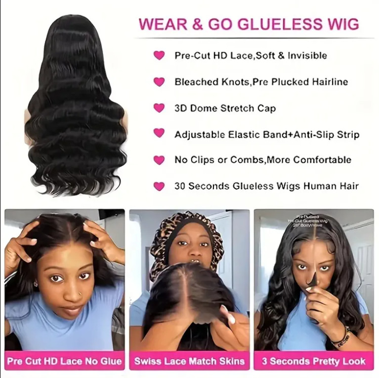 Wear A 200 Density 4×4 Sheer Lace Human Hair Wig Brazilian Remy Horse Body Wave