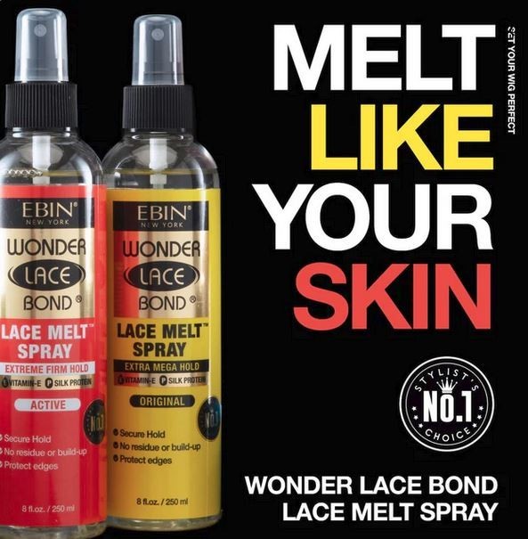 Wonder Lace Bond Melt Spray – Mega Hold 3.39 Fl Oz