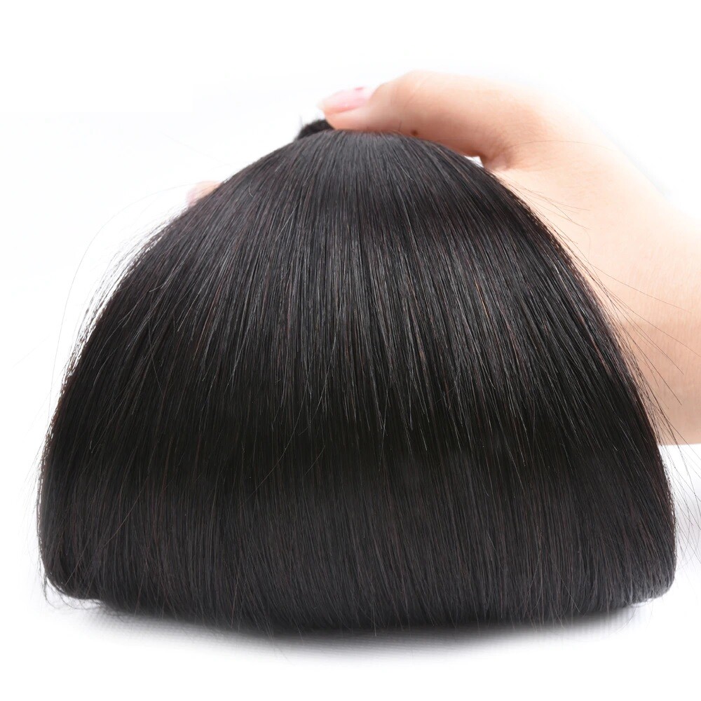 Brazilian Straight off Black #1B 100 Human Hair 1 bundle and 3 bundles deal