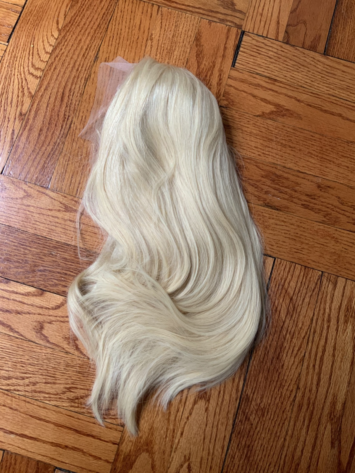 Virgin Hair Blonde Straight 4×4 Transparent Bob Closure Construction Lace Wig 12