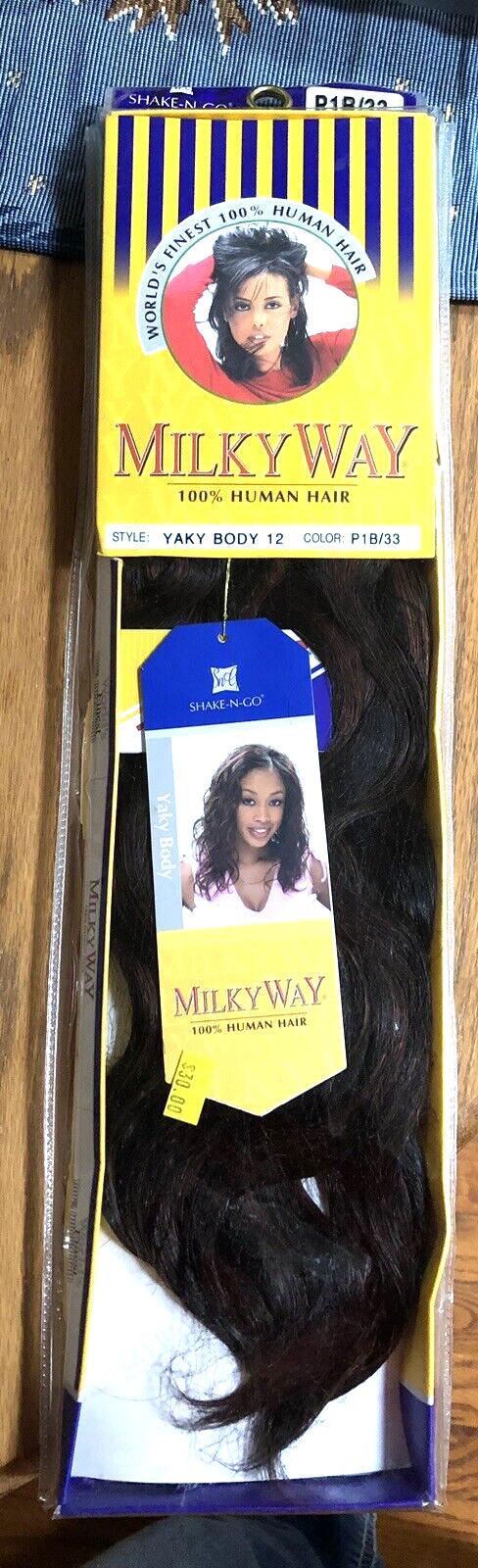 NEW MILKY WAY 12″ Hair Extension Human Hair New old stock