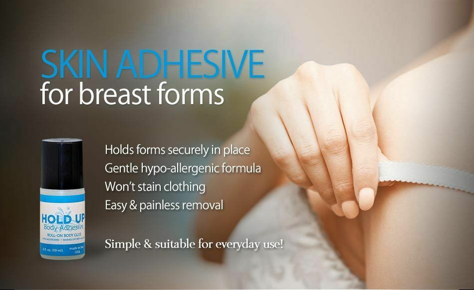 HOLD UP BODY ADHESIVE Panty hose glue socks Butt Glue Roll On It Stays – 2 Pack