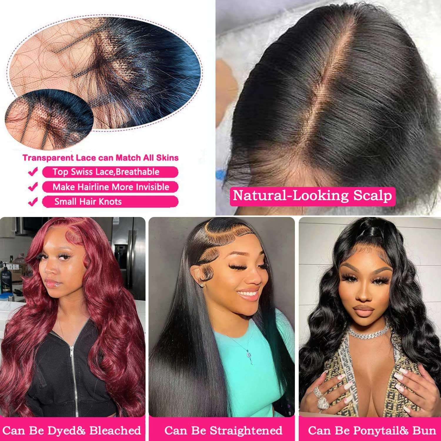 Silky Straight 5×5 Silk Base Full Lace Human Hair Wig Brazilian Hair Full Wig