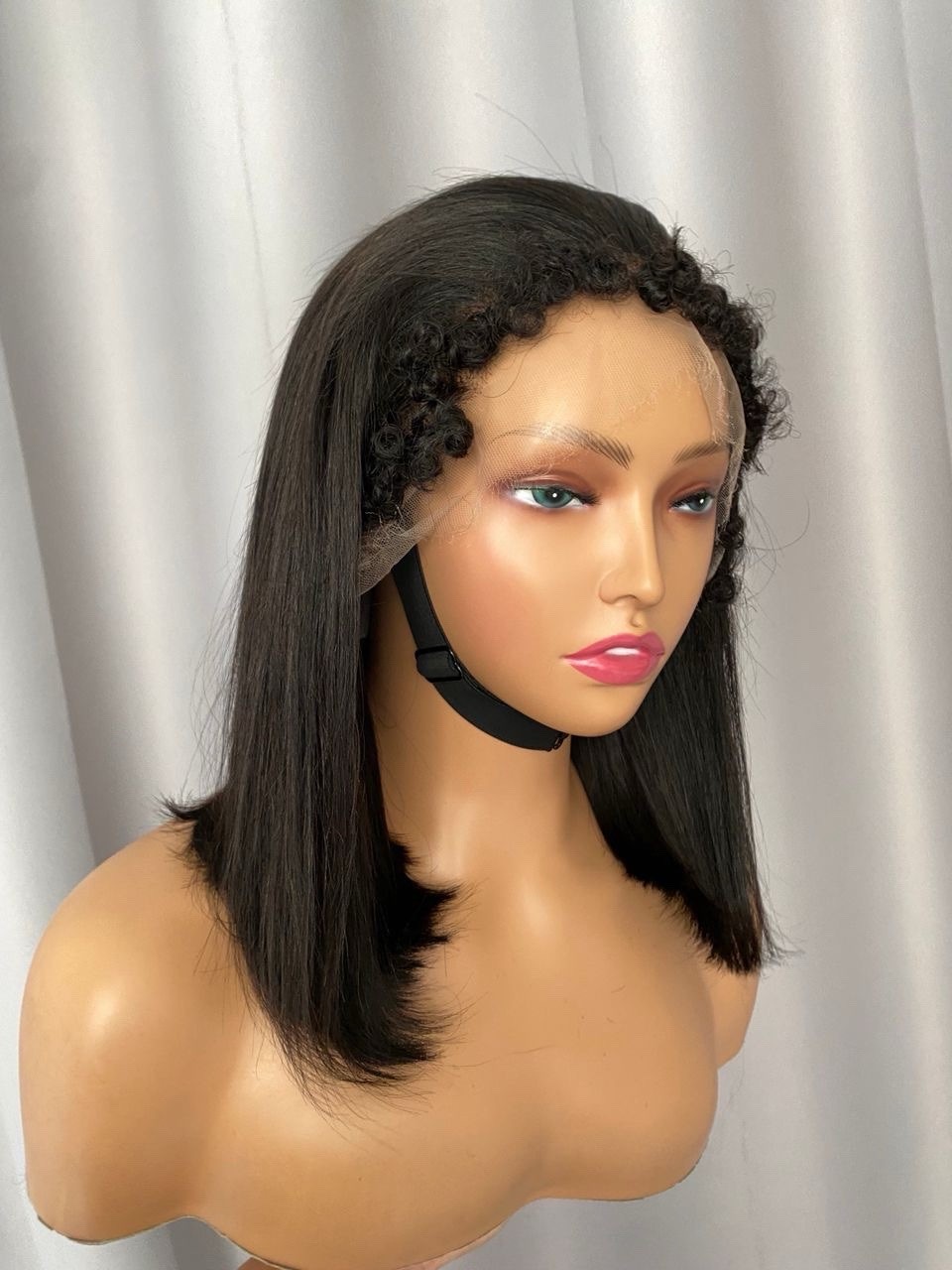 Invisible HD Lace Front Wig 16” Pre Plucked Baby Hair Bleached Knots *Preowned