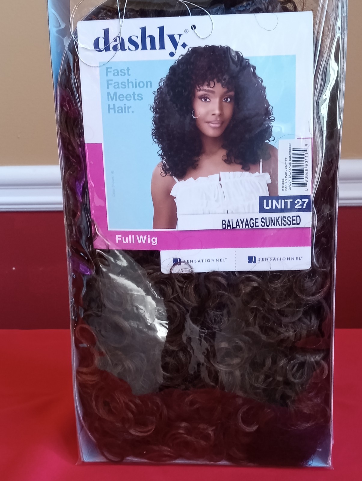 Sensationnel Dashly Full Wig Curly – Unit 27, BALAYAGE SUNKISSED