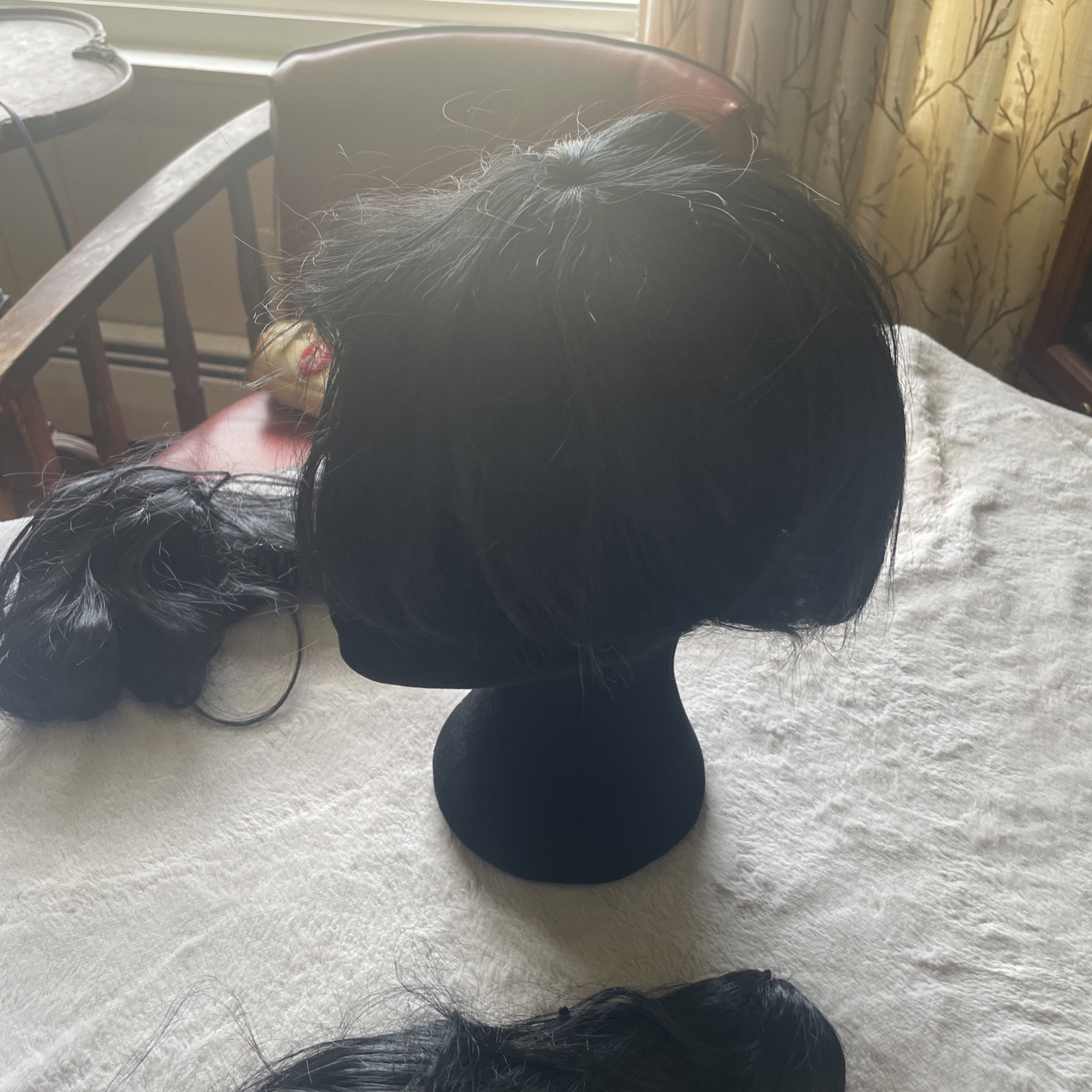Bob Wig – Short Cosplay Wig with Bangs Plus 2 Matching Clip In Wigs for Adult