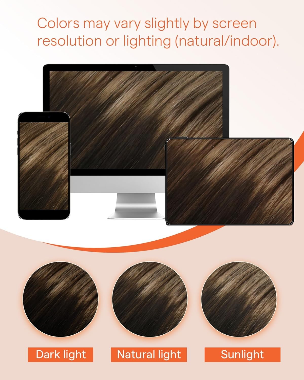 Sunny MICROLINK 14in Black / Brown Balayage Hair Extensions – ML_1B-4-18_14_50G3