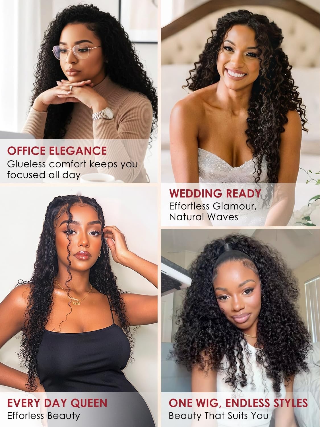 18″ HD Lace Front Wig – 9X6 Max Part, Glueless, Pre-Plucked, 210% Density Curly