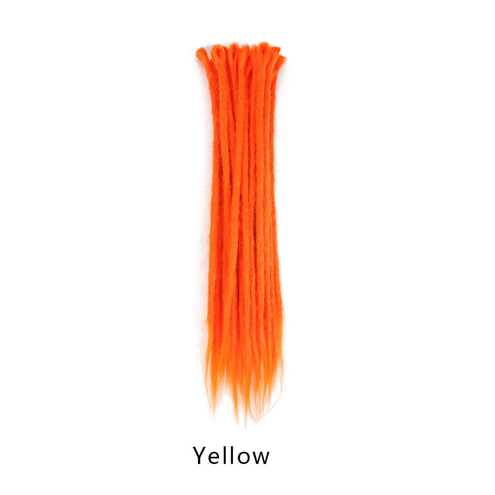 50cm Ombre Dreadlocks Extensions Crochet Braiding Hair Dreads Locs Synthetic New
