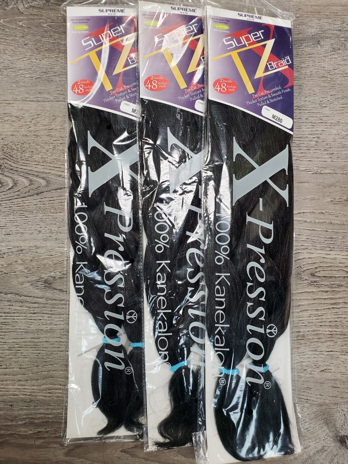 Supreme Super X TZ 2 Bundle 48” Synthetic Hair 100% Kanekalon [PACK OF 3]