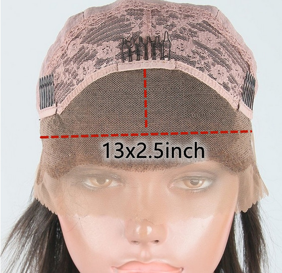 Ombre Ash Blonde with Brown Highlight Synthetic Lace Front Wigs Heat Resistant