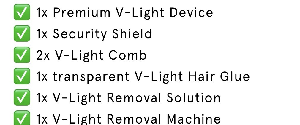 NEW!! V-light professional hair extension kit,UV light, never used! US Seller