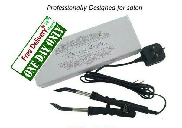 BNIB HAIR EXTENSIONS FUSION REMY HEAT WAND CONNECTOR IRON PRE-BONDED Extensions