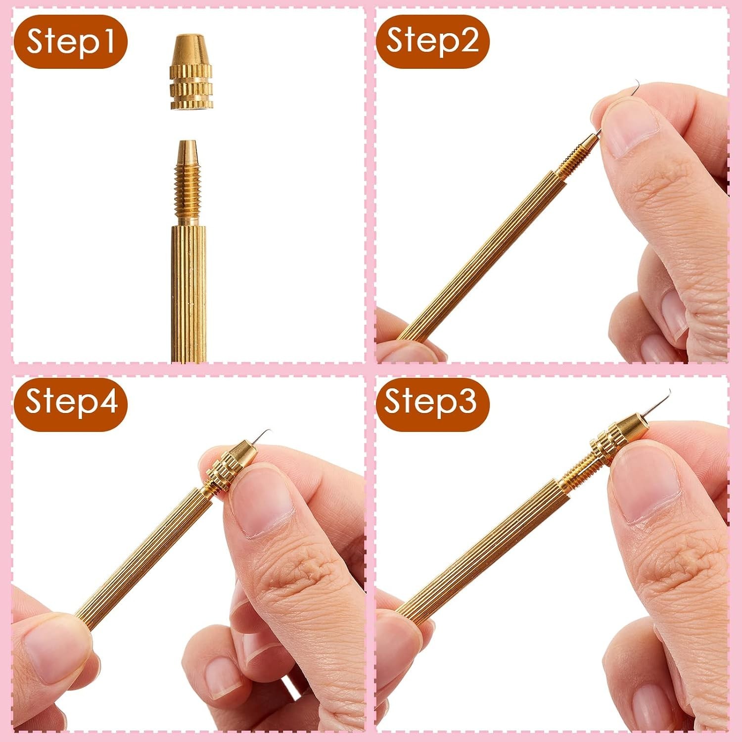 Beginner-Friendly Swiss Lace Wig Kit – Ventilating Needles