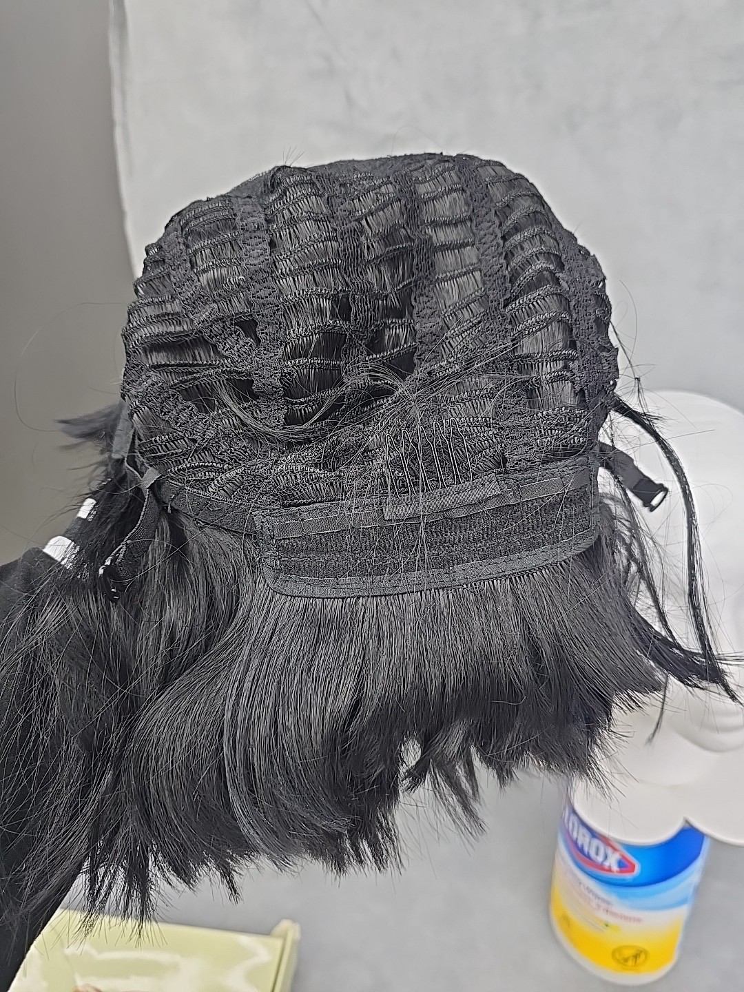 Black Short 10-in Bob With Bangs High Temperature Fiber Wig – Open Box