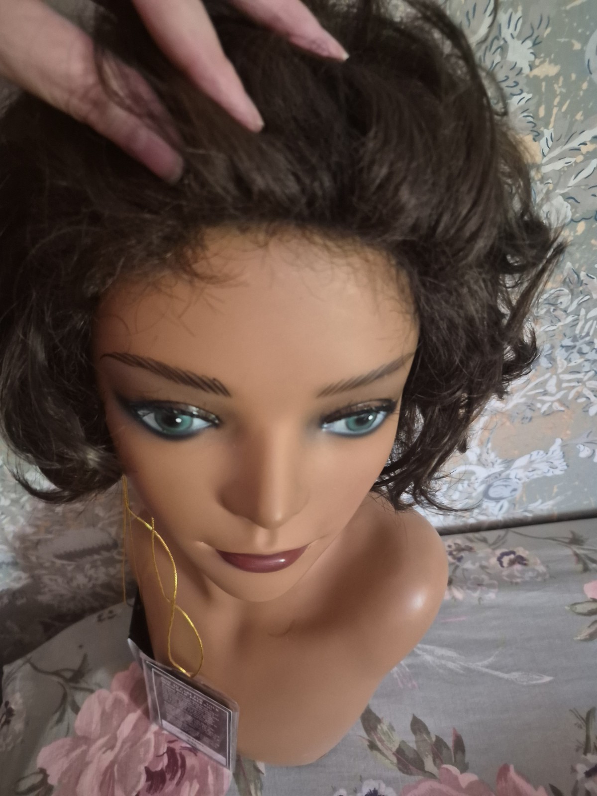 Aspen C-250 Sassy Curly Synthetic Wig Classic Cap Free-Part Dark/Med Brown 6/8R