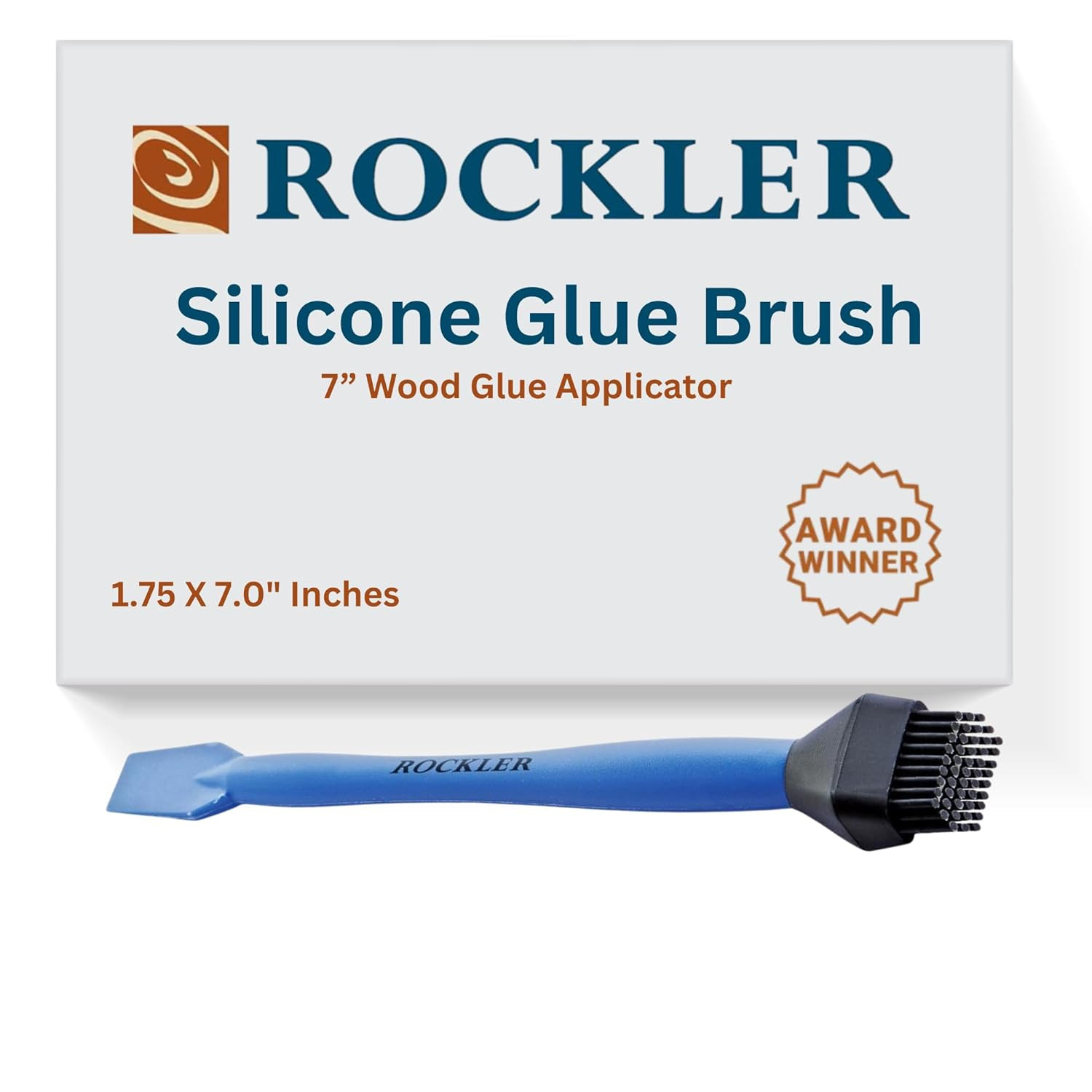 7” Long Silicone Glue Brush – Wood Glue Applicator Ideal for Woodworking & More