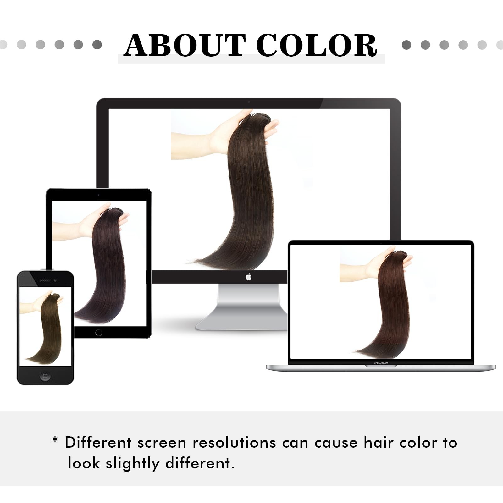 Sixstarhair Clip In Hair Extensions Human Hair Dark Brown 140G Clip In Hair
