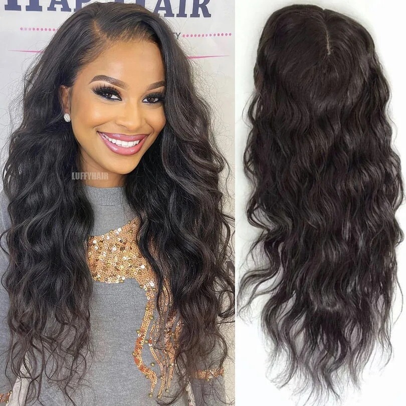 5″x5″ Silk Base Full Lace Human Hair Wig Loose Wave Hand Tied Silk Top Wig 26″