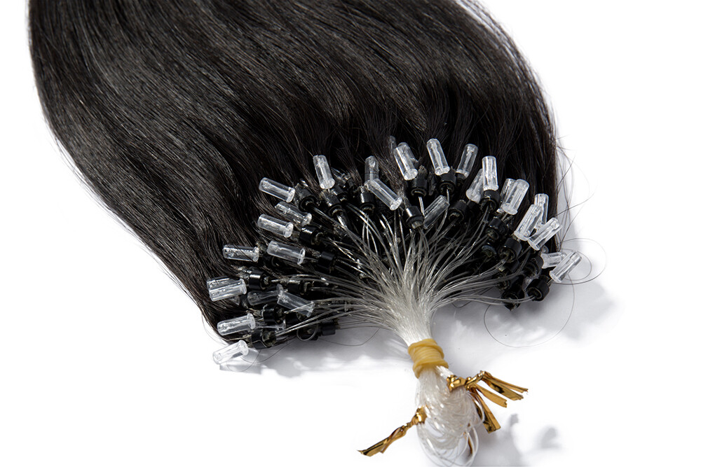 Micro Ring Russian Remy Human Hair Extensions Micro Loop Beads Real Hair 150G