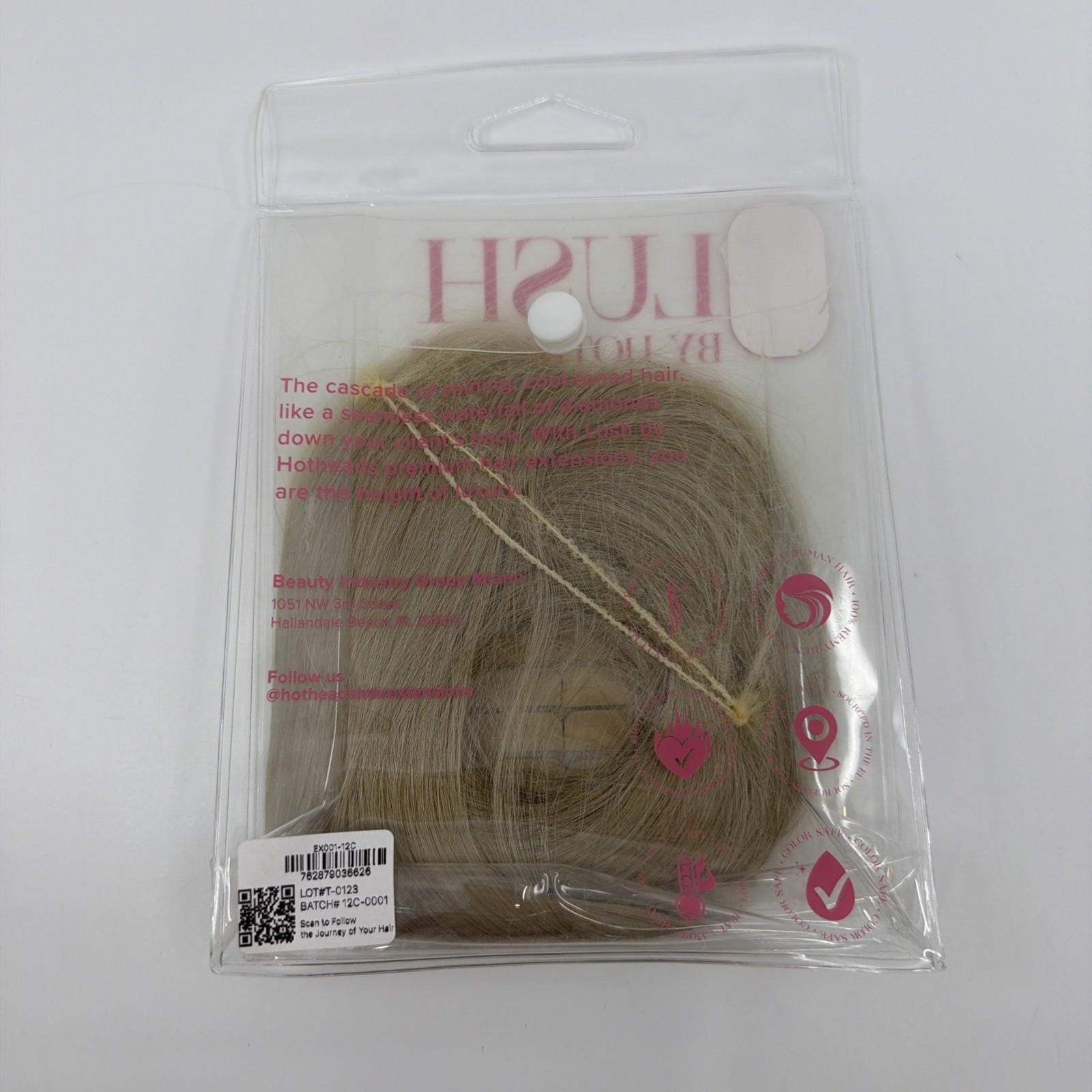 Hotheads Tape In Extensions LUSH Originals 24” 20 Pieces Cool Sapphire #613A New