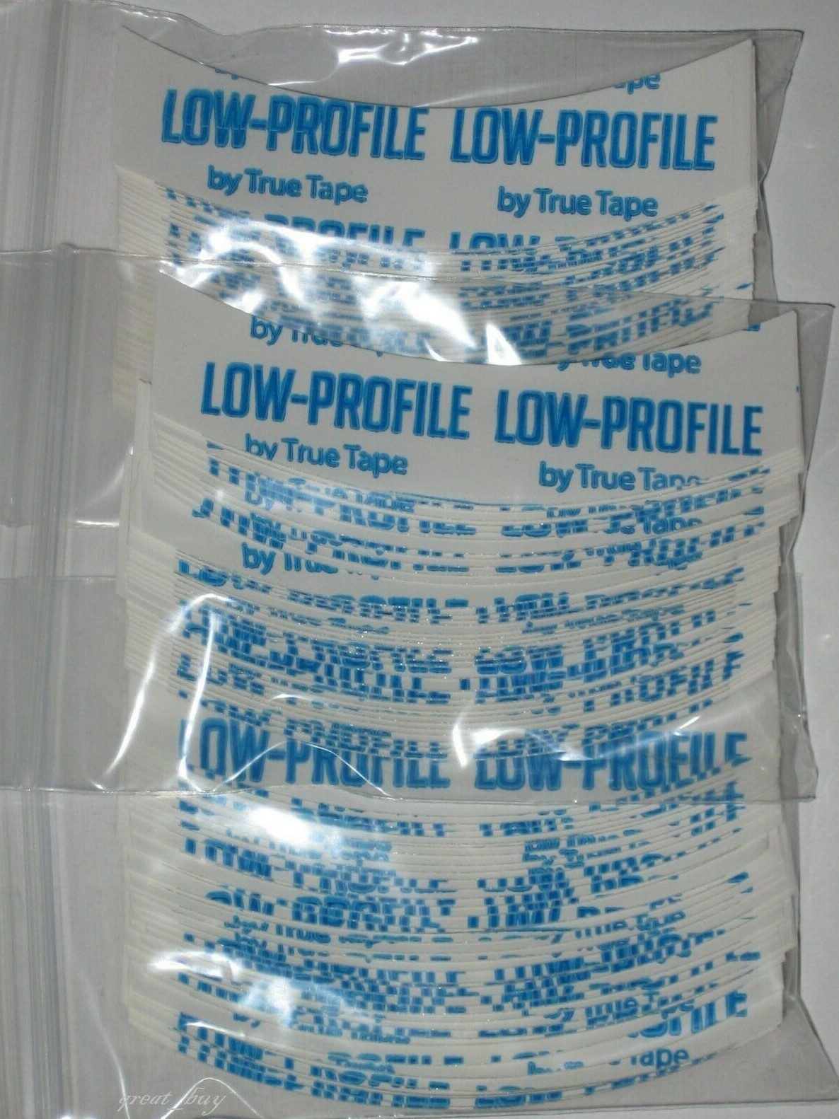 Supertape Low-profile 144 Piece “C”Contour Double Sided Tape Strips~Lace Wigs.