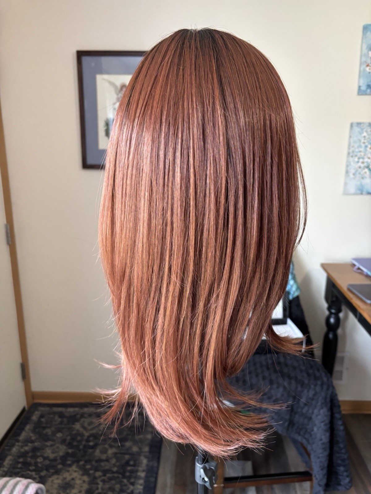Belle Tress Tea Leaf Layer – Lace Front Hand Tied Wig: Size up to 23”/24” circ