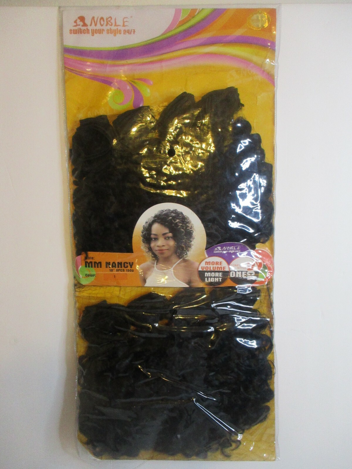 Noble “MM Nancy” Synthetic Hair Weave 10” 8 pieces