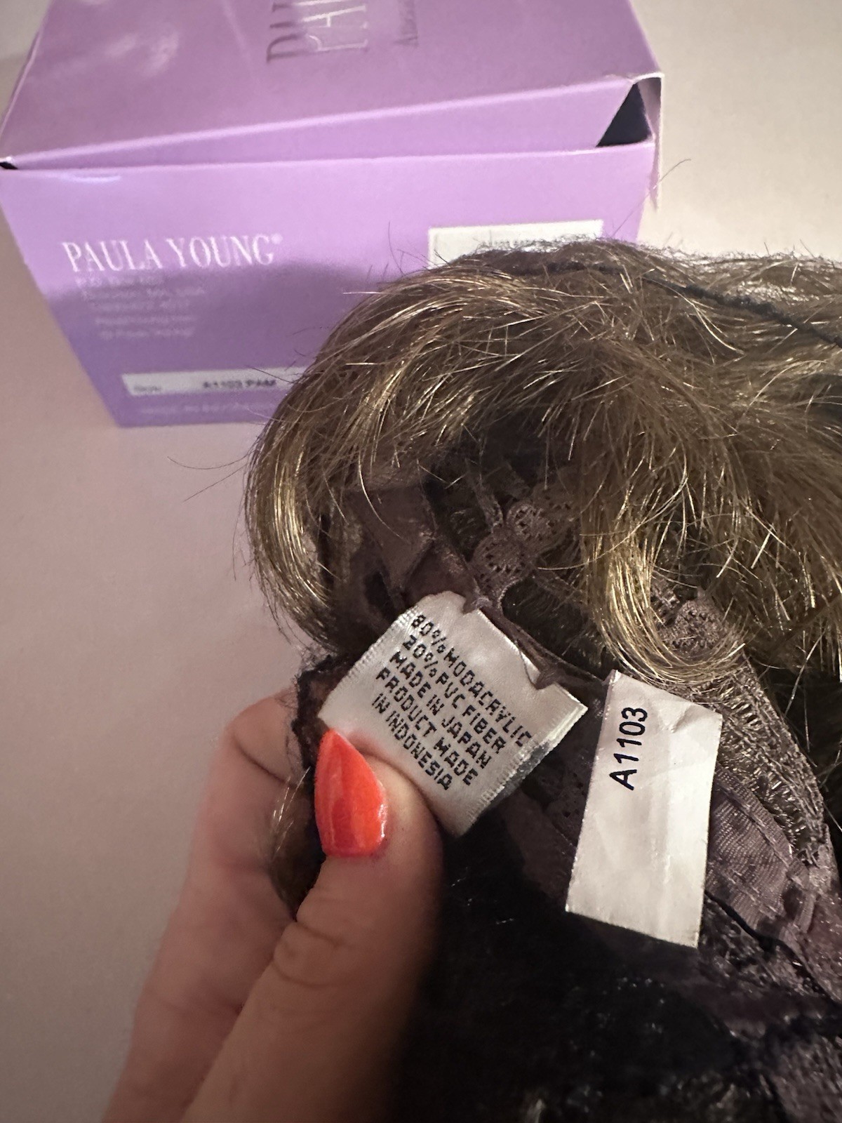 Paula Young PAM Synthetic Wig 8/12A Short Layered Wavy Classic Cap A1103