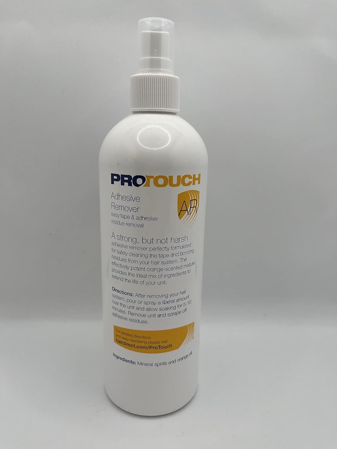 Pro Touch Adhesive Remover, Wig, Toupee 16oz, Clear/Transparent.