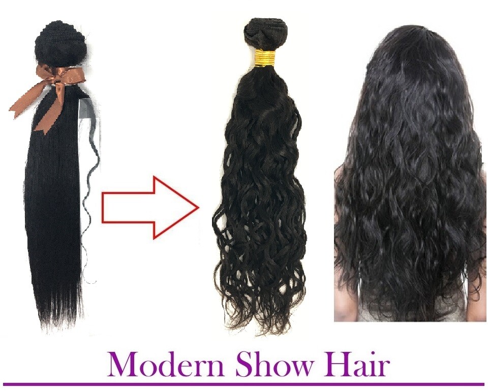 Wet N Weave 100 Human Hair Natural black Color WATER WAVY