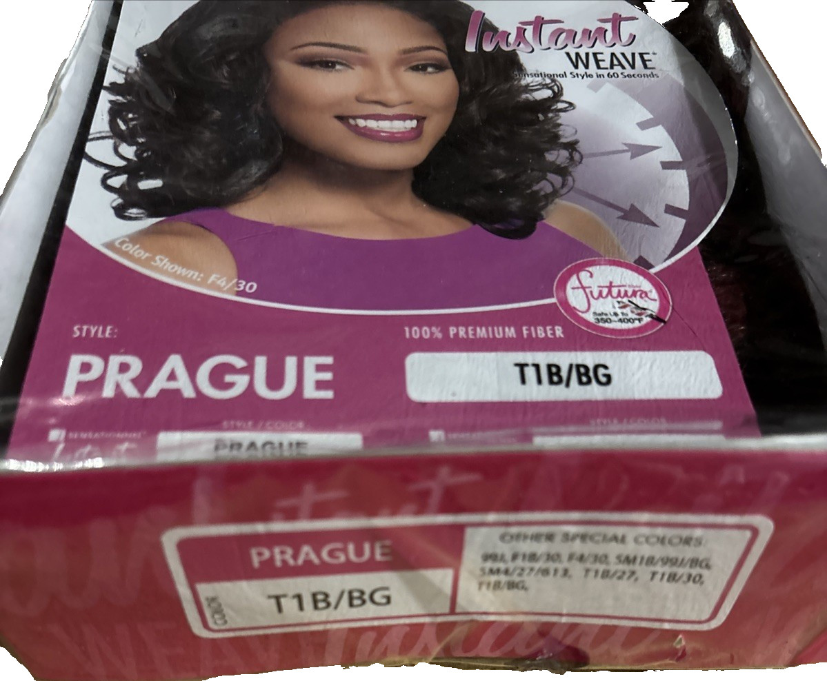 Sensationnel Synthetic Hair Instant Weave Half Wig Prague