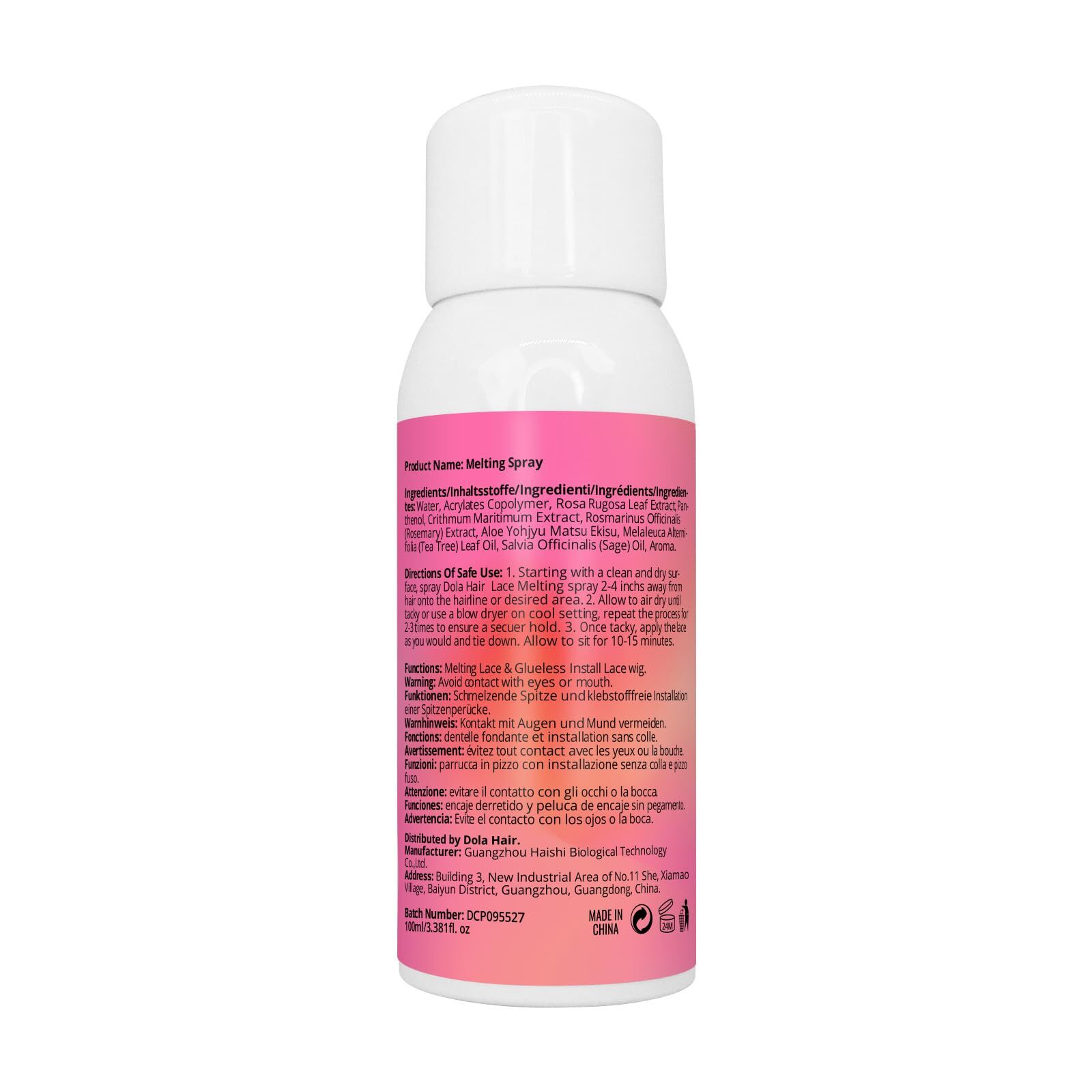 Lace Melting Spray for Glueless Wigs 8oz Wig Bond Adhesive Spray