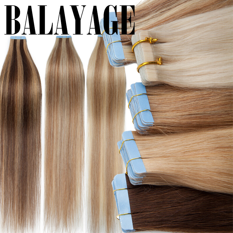 Thick Russian Tape In Human Hair Rxtensions 18″ Tape In Extensions Hair Tapes 18